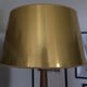Walnut art deco floor lamp