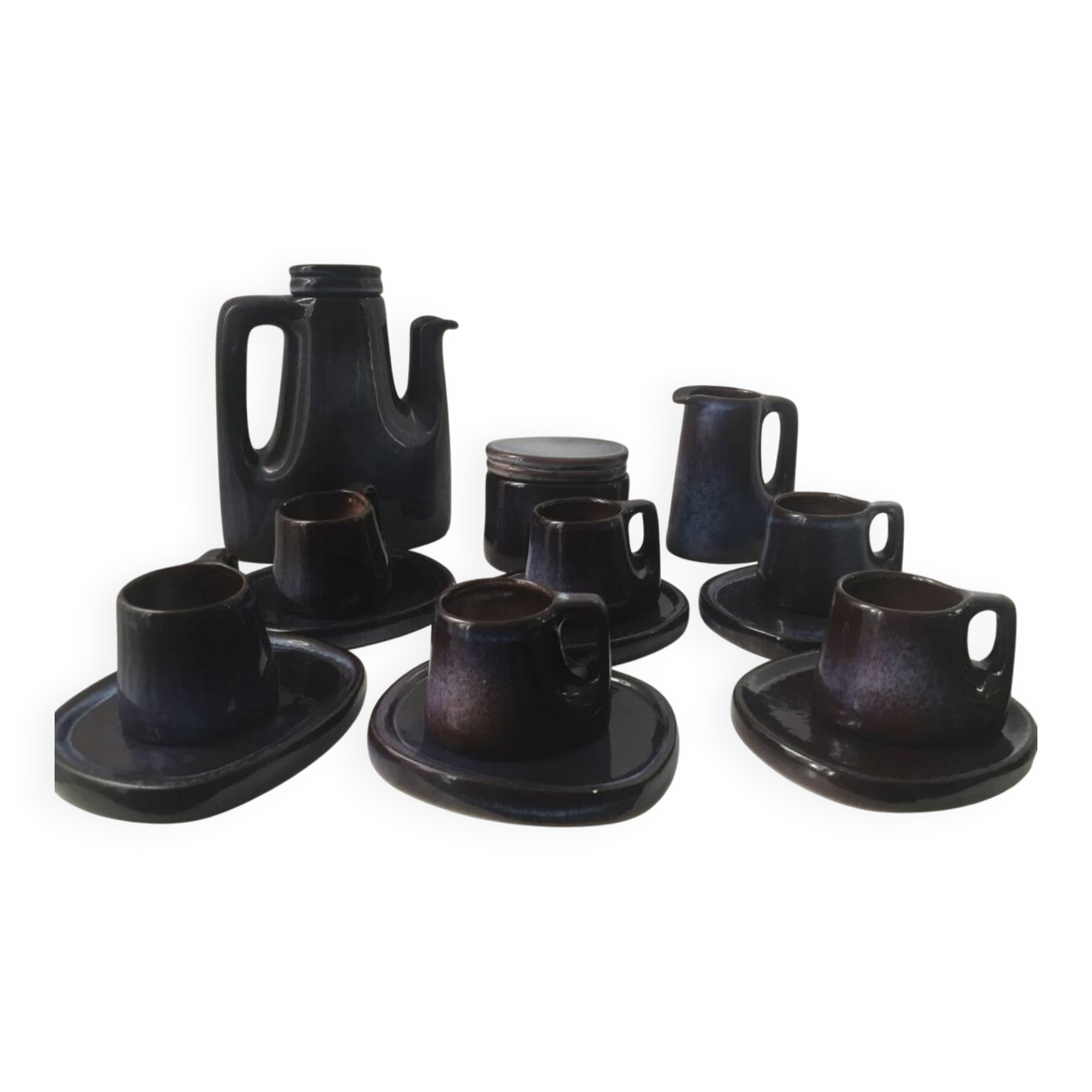 Vintage 1960s Stocker Ceramic Coffee Set