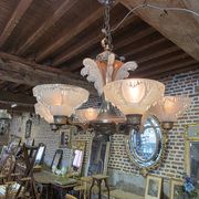 Ezan Art Deco 6-light chandelier