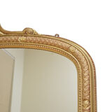 Fine victorian overmantel mirror
