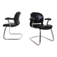 Lot de 2 chaises de bureau/salle à manger Herman Miller Equa par B. Stumpf & D. Chadwi