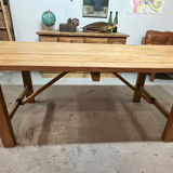 Old workshop table in elm
