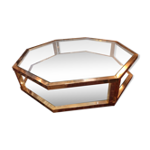 70s octagonal coffee table