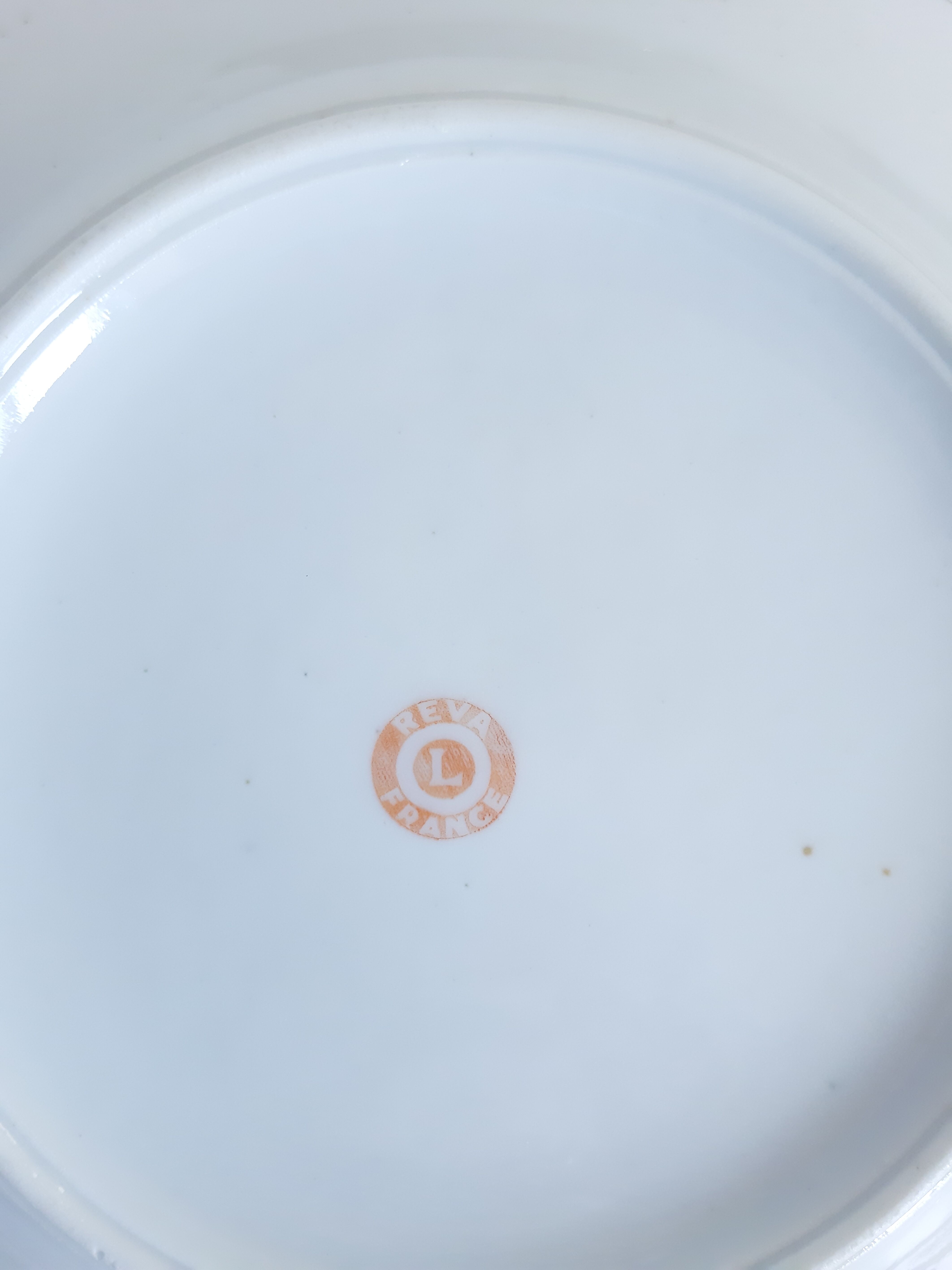 4 assiettes à dessert