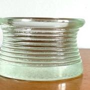 Vintage glass paperweight tray