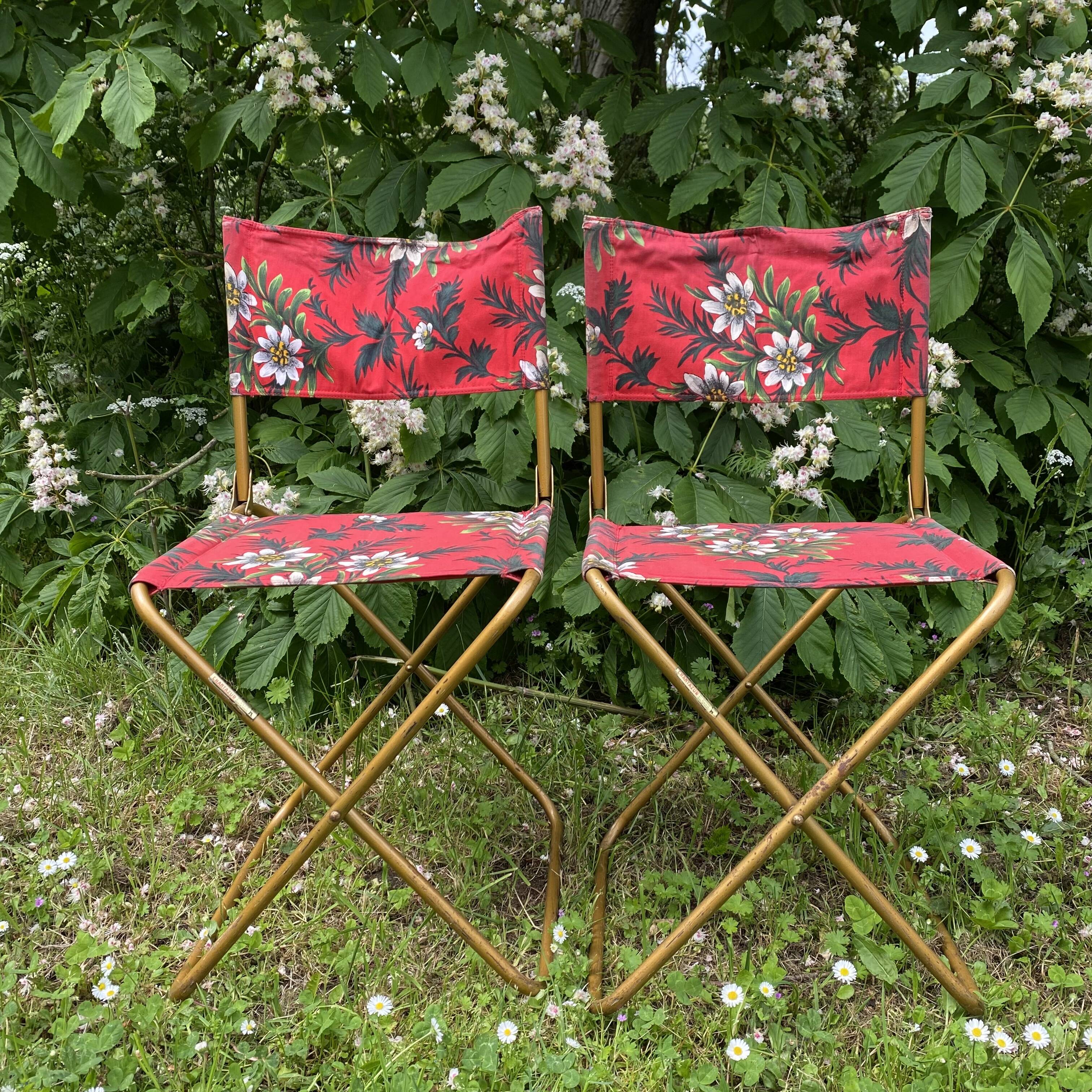 Lafuma vintage camping chairs