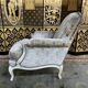 Louis XV style shepherdess armchair