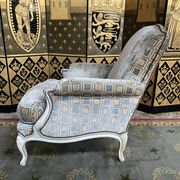 Fauteuil bergère de style Louis XV