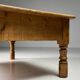 English coffee table 19th century pine