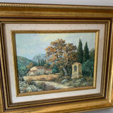 Paire de tableau provence