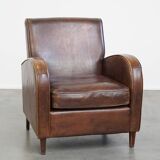 Fauteuil en cuir de mouton