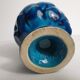 Blue ceramic vase