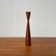 Mid-Century Danish Teak Tulip Candle Holder, 1960s