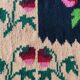 Tapis floral roumain tissé à la main en laine design bohème avec des fleurs 167x225cm
