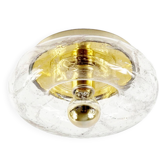 Mid Century ‘Donut’ Flush Mount or Wall Light/Sconce from Doria Leuchten, Germany, 1960s