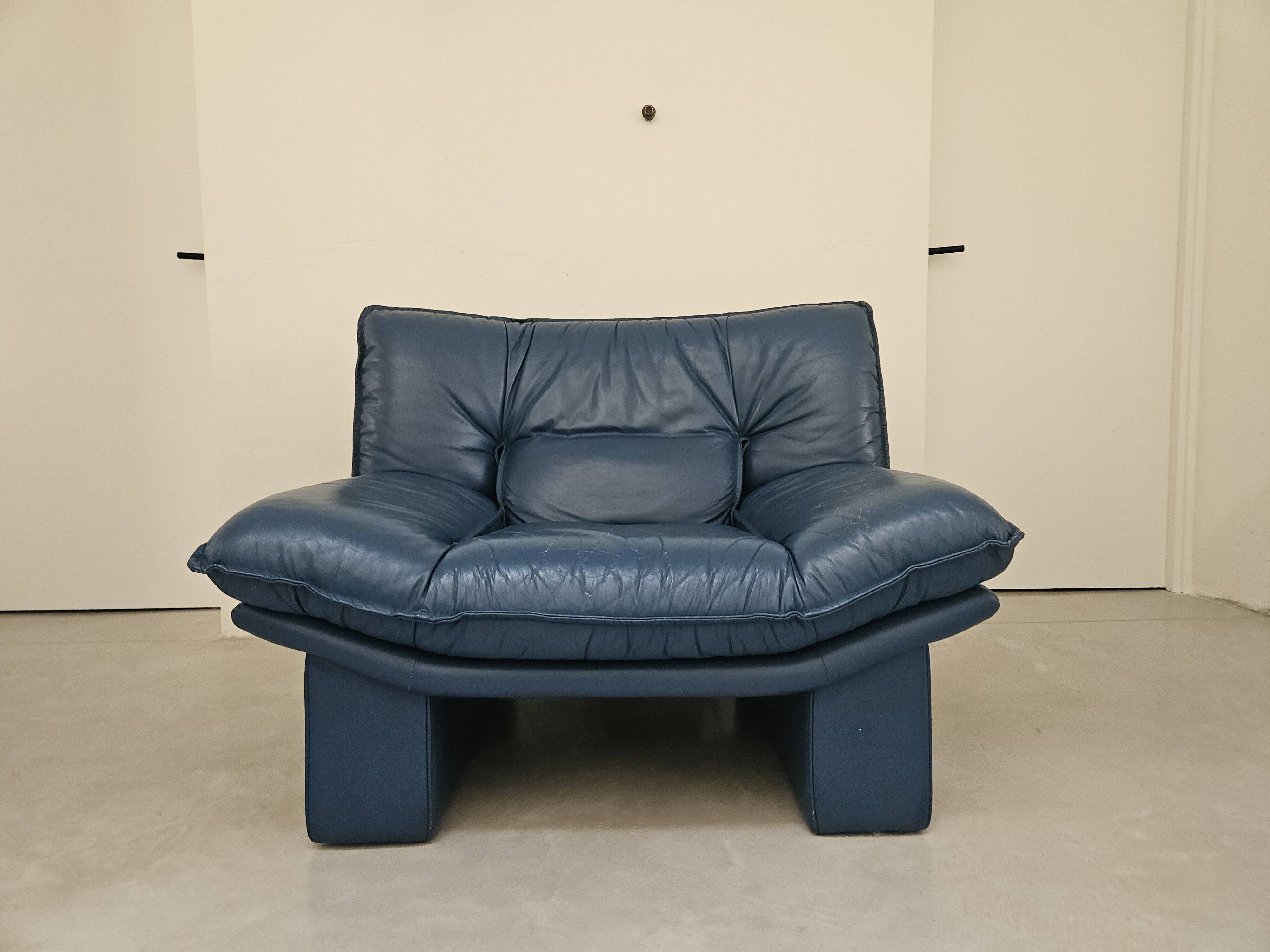 Paire de fauteuils, Nicoletti Salotti, 1980, Italie