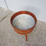 Mid-century Scandinavian solid teak planter