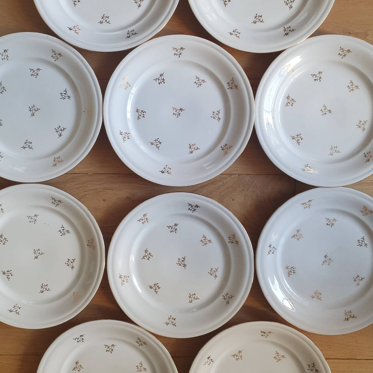 10 J&Cie porcelain plates