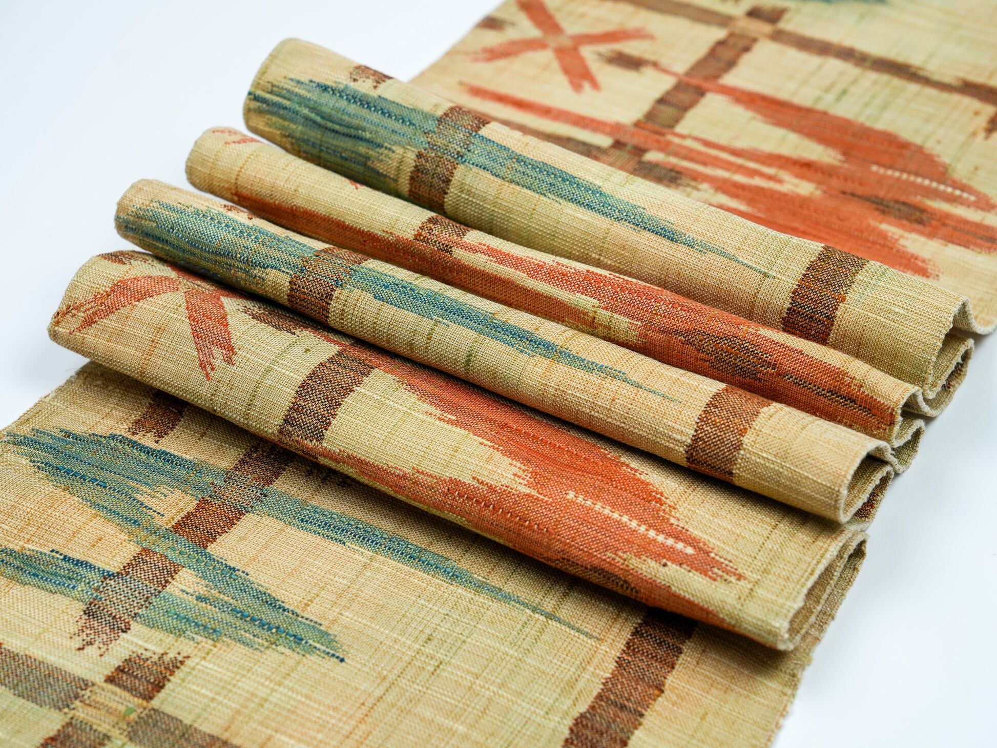 Nappe en lin tissée à la main