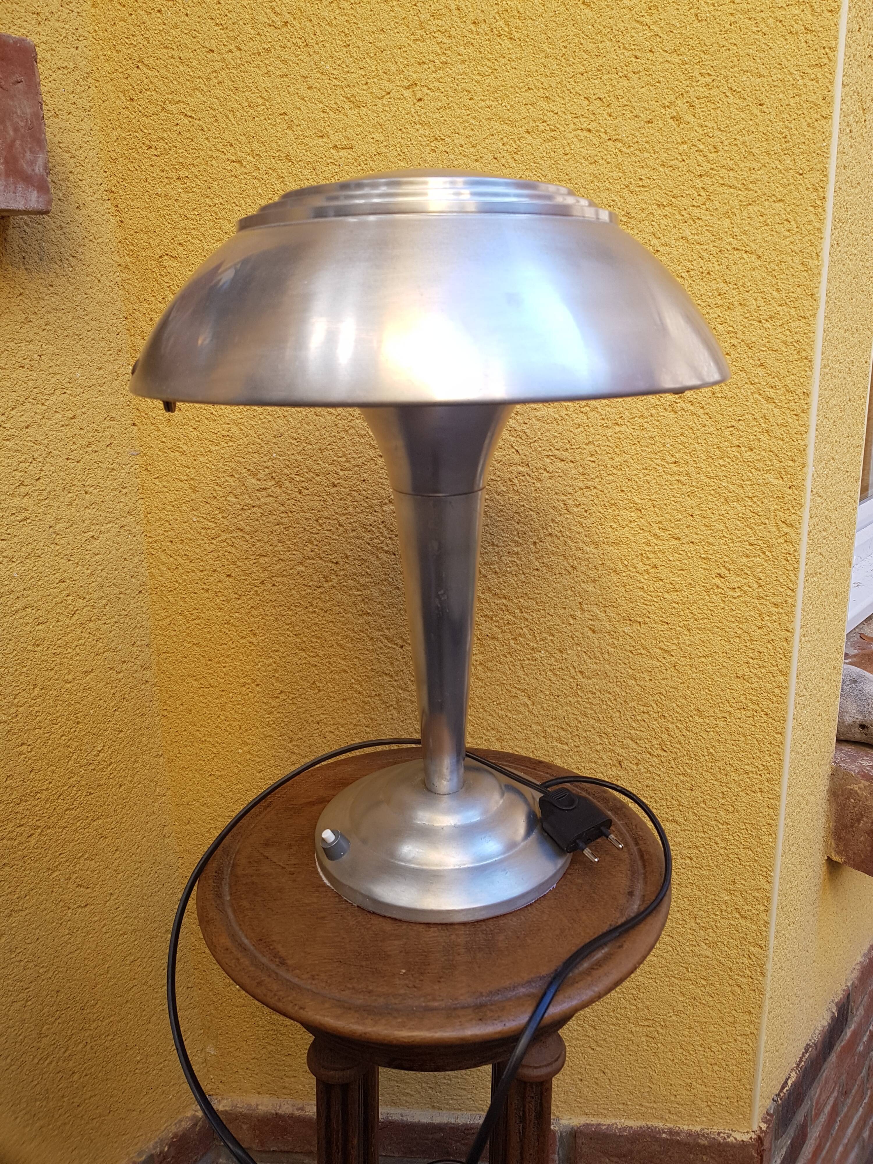 Art Deco mushroom lamp