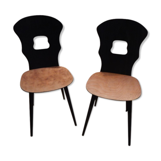 Pair of Chairs Baumann gentian model