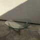 Glass and metal coffee table