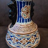 Antique ceramic vase signed M