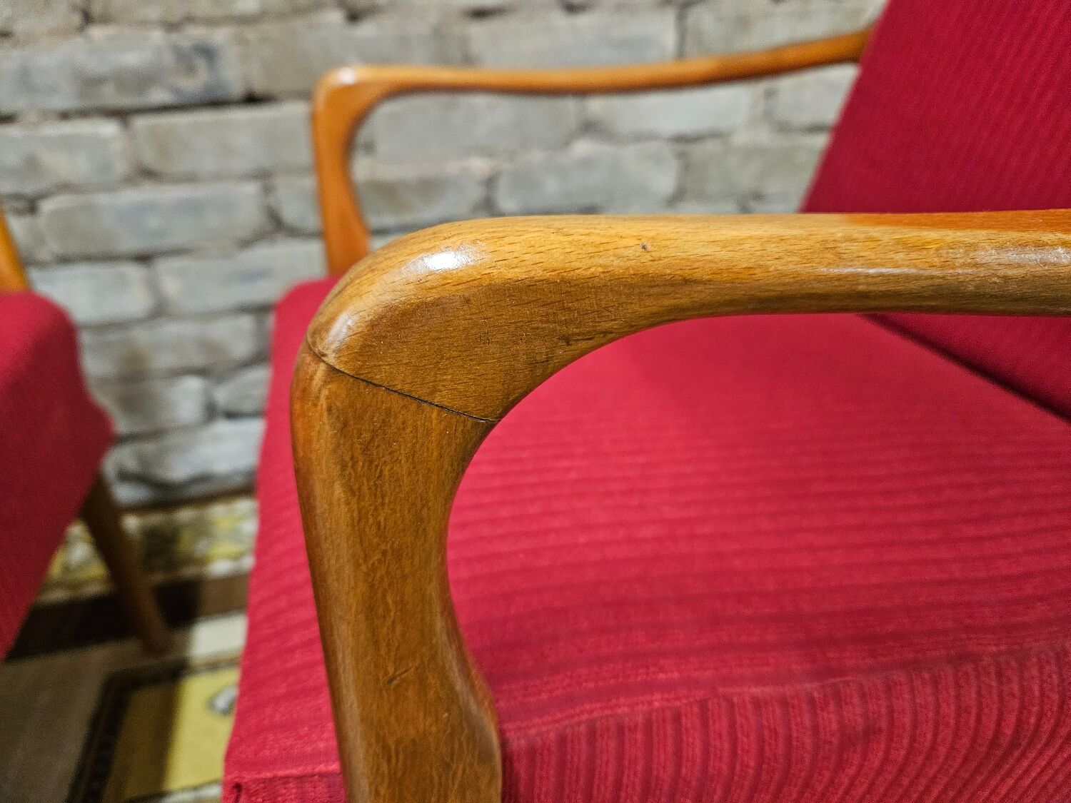 Pair of vintage scandinavian armchairs 70s