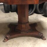Mahogany table with molding