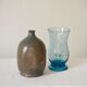 Biot glass candlestick