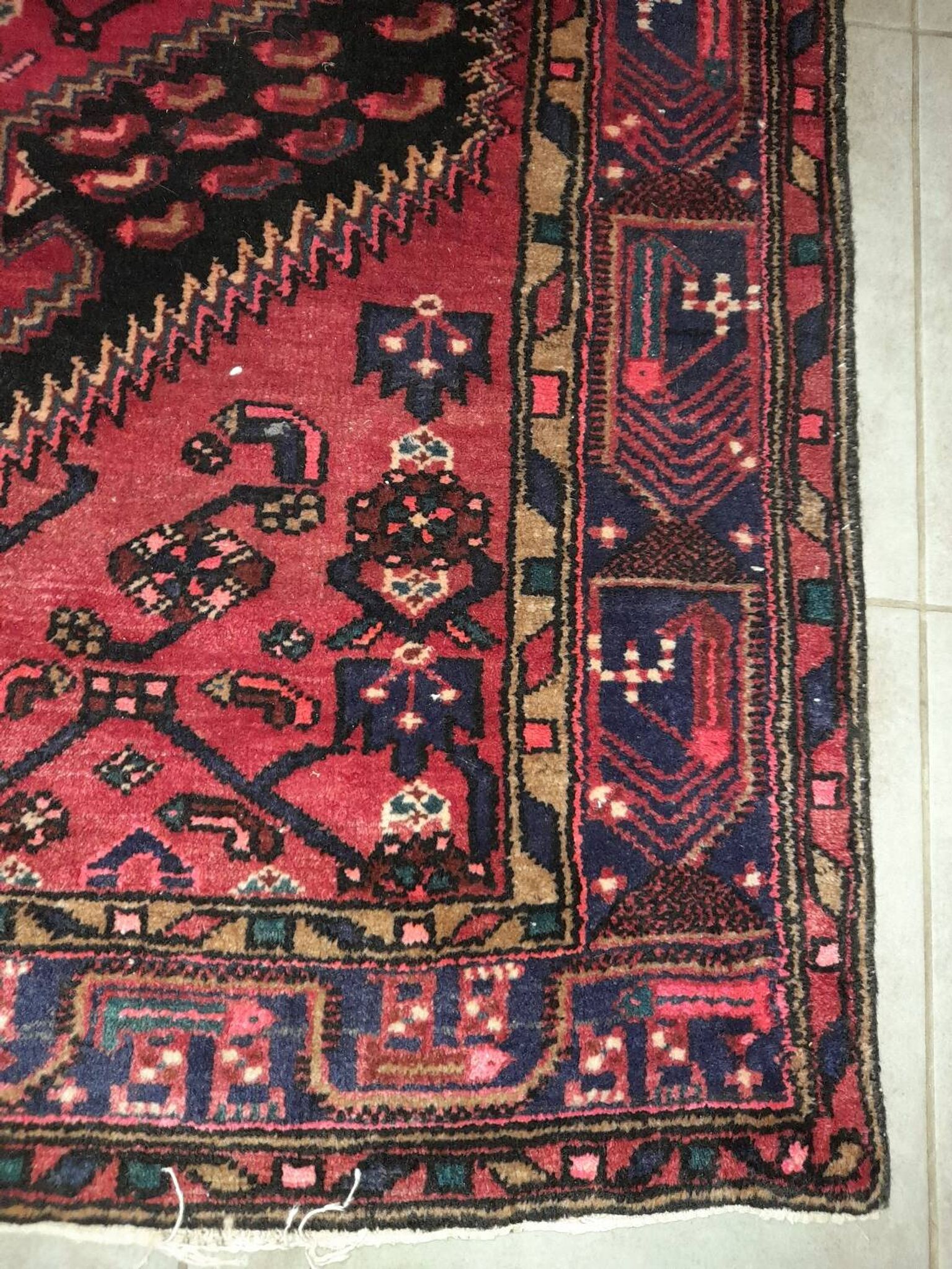 Tapis Hamadan fait main