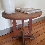 Ancient wooden gueridon