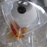 70s pendant light with an elongated shape