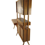 Vintage desk, bookcase & chair by František Jirák, 1970s Set of 3