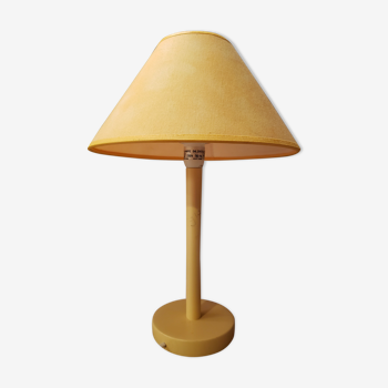 Yellow bedside lamp KERIA foot wood bulb E14 not included