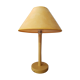 Yellow bedside lamp KERIA foot wood bulb E14 not included