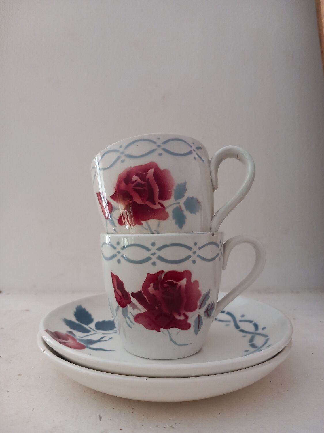 Digoin Sarreguemines Cups