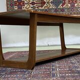Teak coffee coffee table - 70s