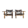 Pair of Spanish armchairs by Borge Mogensen