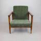 Green Olive GFM-142 Armchair attributed to Edmund Homa, 1970s