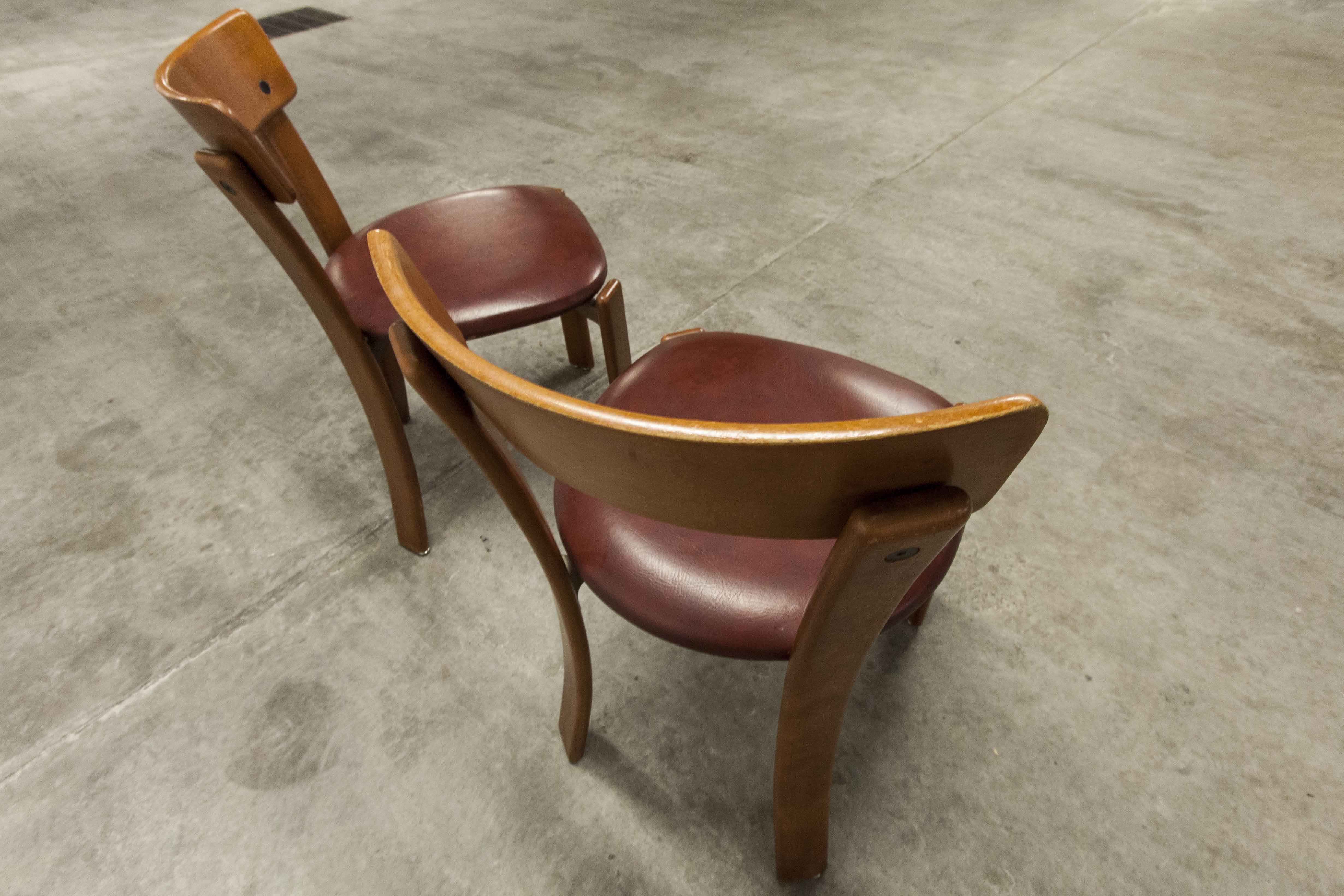 Pair of chairs Bruno Rey Switzerland 1970