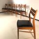 6 chaises vintage des années 60