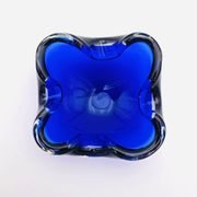 Murano Sommerso Cobalt Blue Dish - 1960