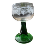 Set of 6 stemmed glasses from Alsace