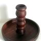 Bougeoir en bois vintage