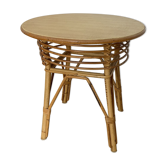Table basse en rotin