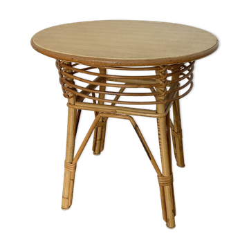 Rattan coffee table