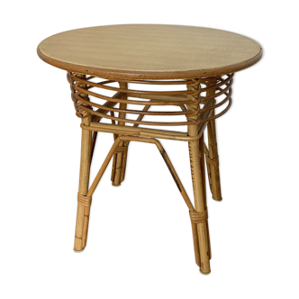 Rattan coffee table