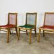3 Louis Sognot scoubidou chairs from the 1950s