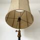 Lampadaire vintage en fer forgé et bronze années 50